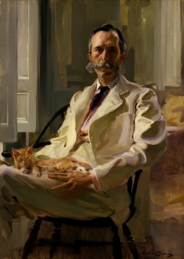 Man with the Cat by Cecilia Beaux