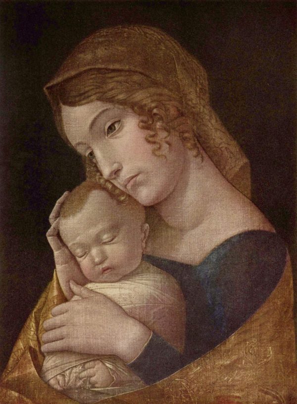 Maria With Sleeping Child by Andrea Mantegna