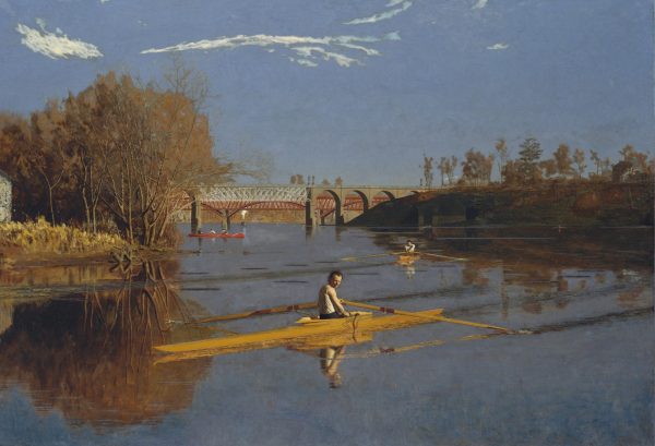 Max Schmitt In A Single Scull by Thomas Eakins