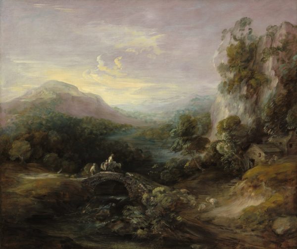 Mountain Landscape With Bridge by Gainsborough