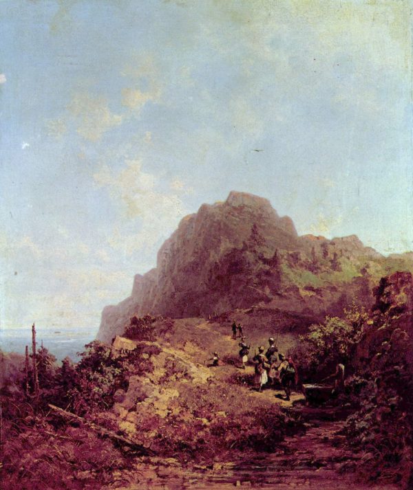 Mountain Migration by Carl Spitzweg