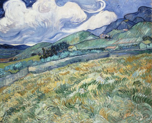 Mountainous Landscape Behind Saint Paul Hospital by Vincent Van Gogh