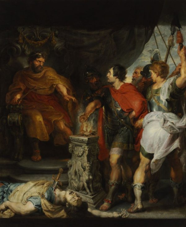 Mucius Scavola vor Porsenna by Peter Paul Rubens