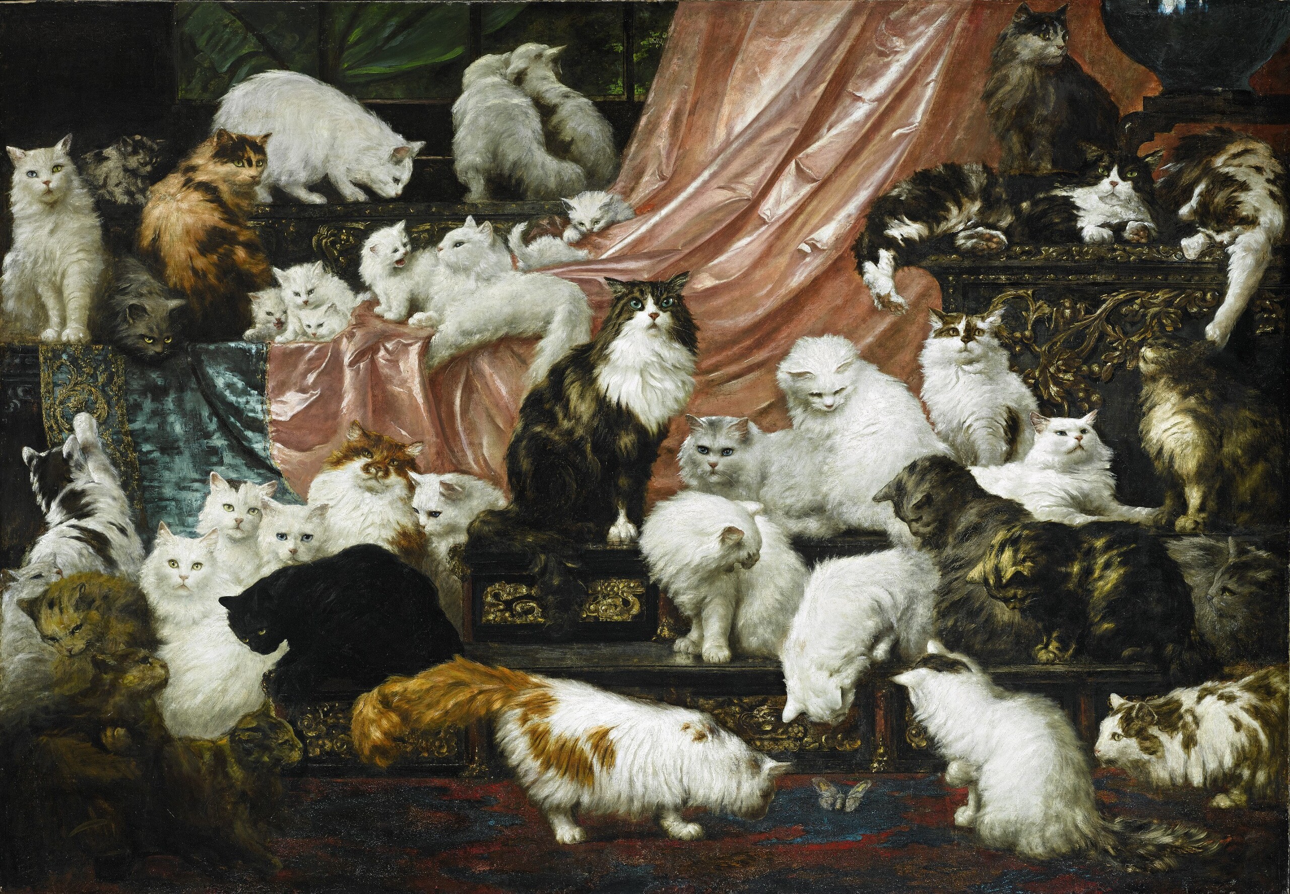 My Wife's Lovers by Carl Kahler - hand-painted oil reproduction