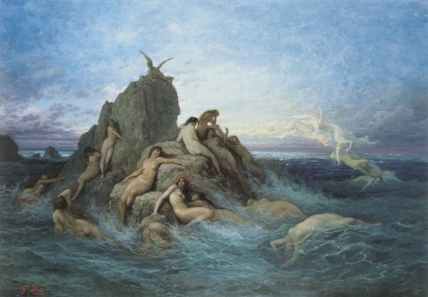Naiads of the Sea by Gustav Dore