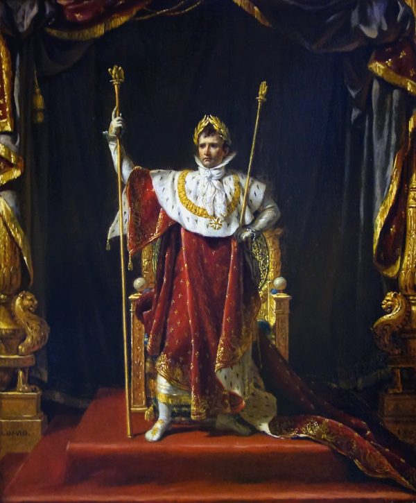Napoleon I in His Imperial Robes by Jacques-Louis David