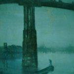 Nocturne: Blue and Gold, Old Battersea Bridge by James Abbott McNeill Whistler - hand-painted oil reproduction