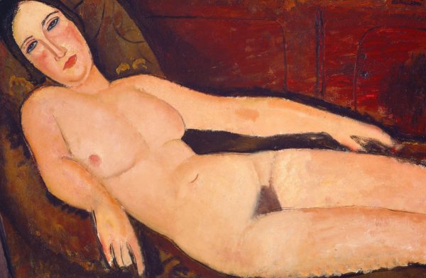 Nude on a Divan by Amedeo Modigliani