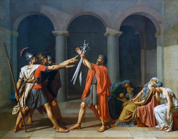 Oath of the Horatii by Jacques-Louis David