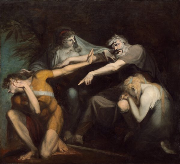 Oedipus Cursing His Son by Henry Fuseli