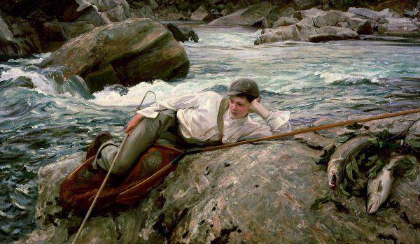 On His Holidays by John Singer Sargent