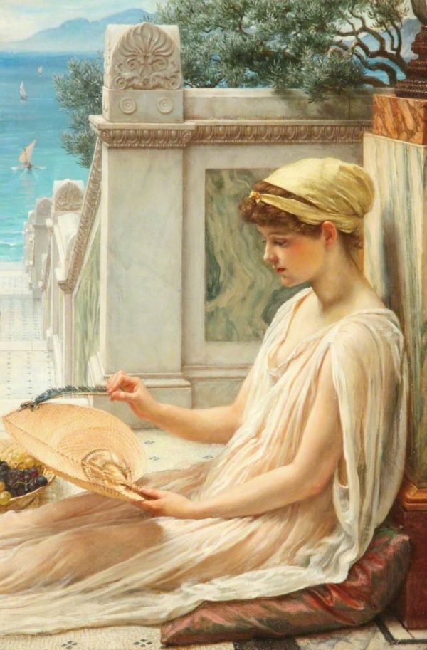 On The Terrace P by Edward John Poynter