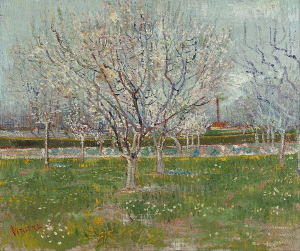 Orchard in Blossom Plum Trees by Vincent Van Gogh