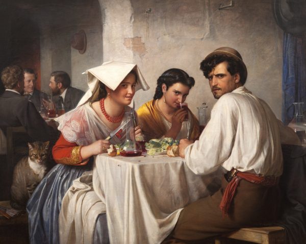 Osteria by Carl Heinrich Bloch