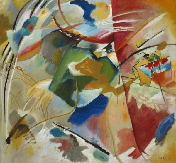 Painting with Green Center by Wassily Kandinsky