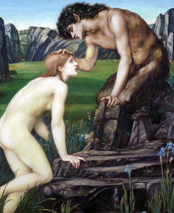 Pan and Psyche by Edward Burne-Jones