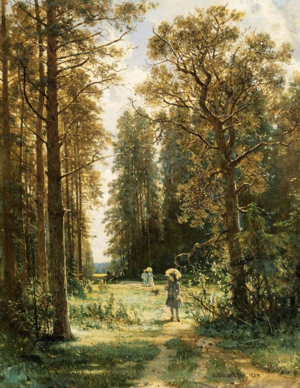 Path in a Forest by Ivan Shishkin