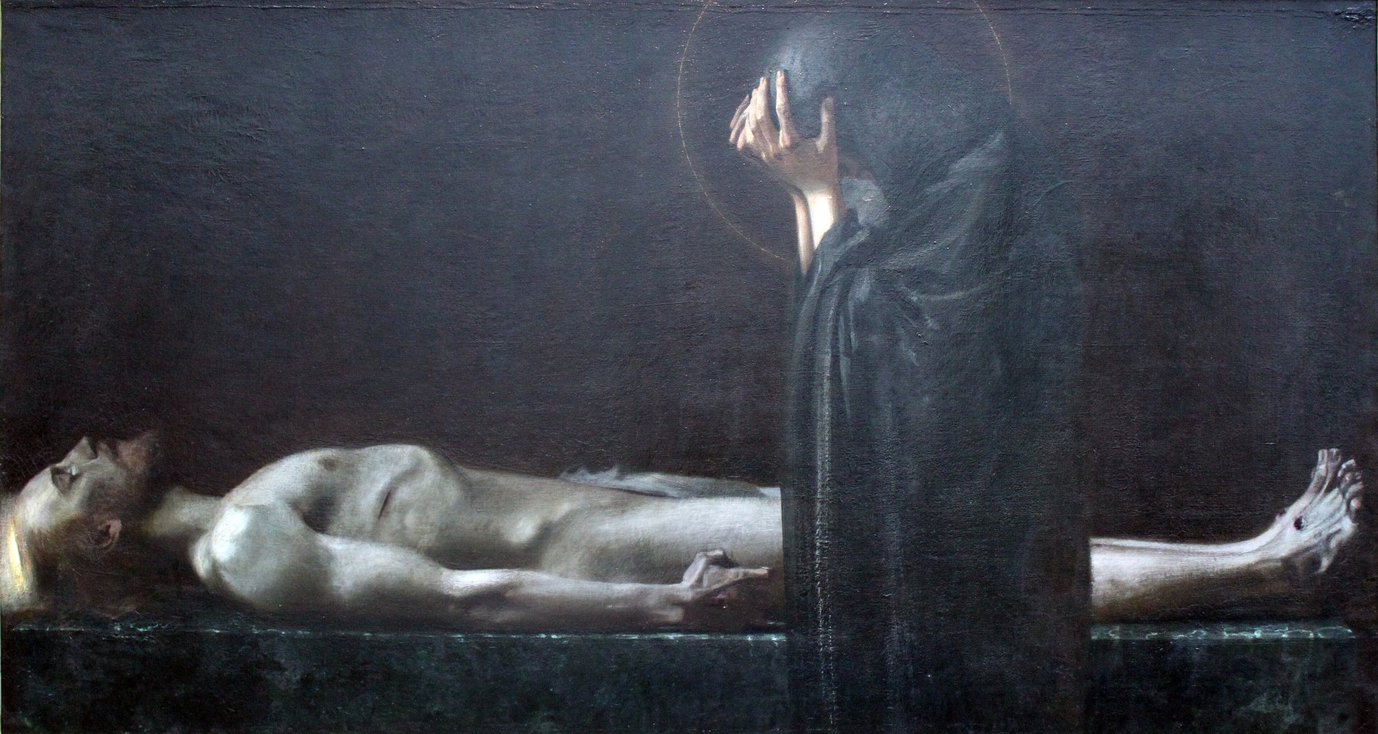 Pieta by Franz von Stuck - hand-painted oil reproduction