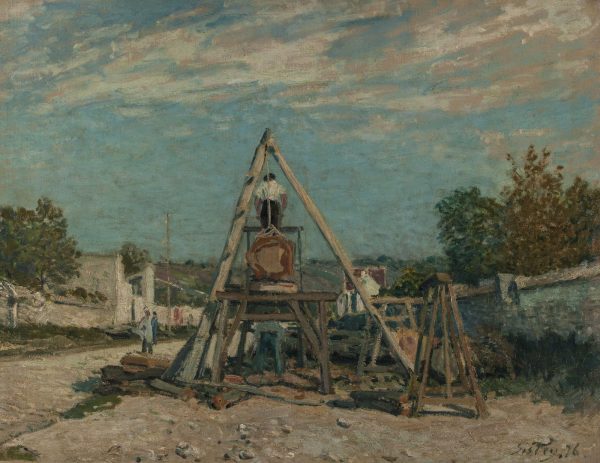 Pit Sawyers by Alfred Sisley