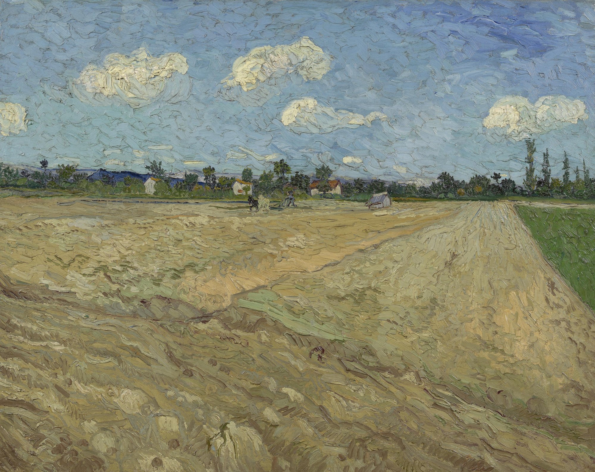 Ploughed Field by Vincent Van Gogh - hand-painted oil reproduction