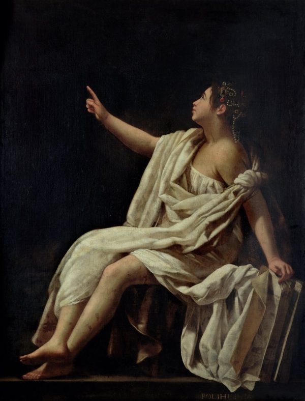 Polyhymnia the Muse of Lyric Poetry 1620 by Giovanni Baglione