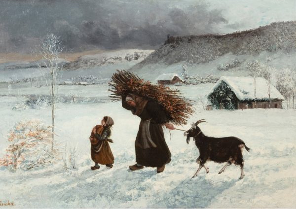 Poor Woman of the Village by Gustave Courbet