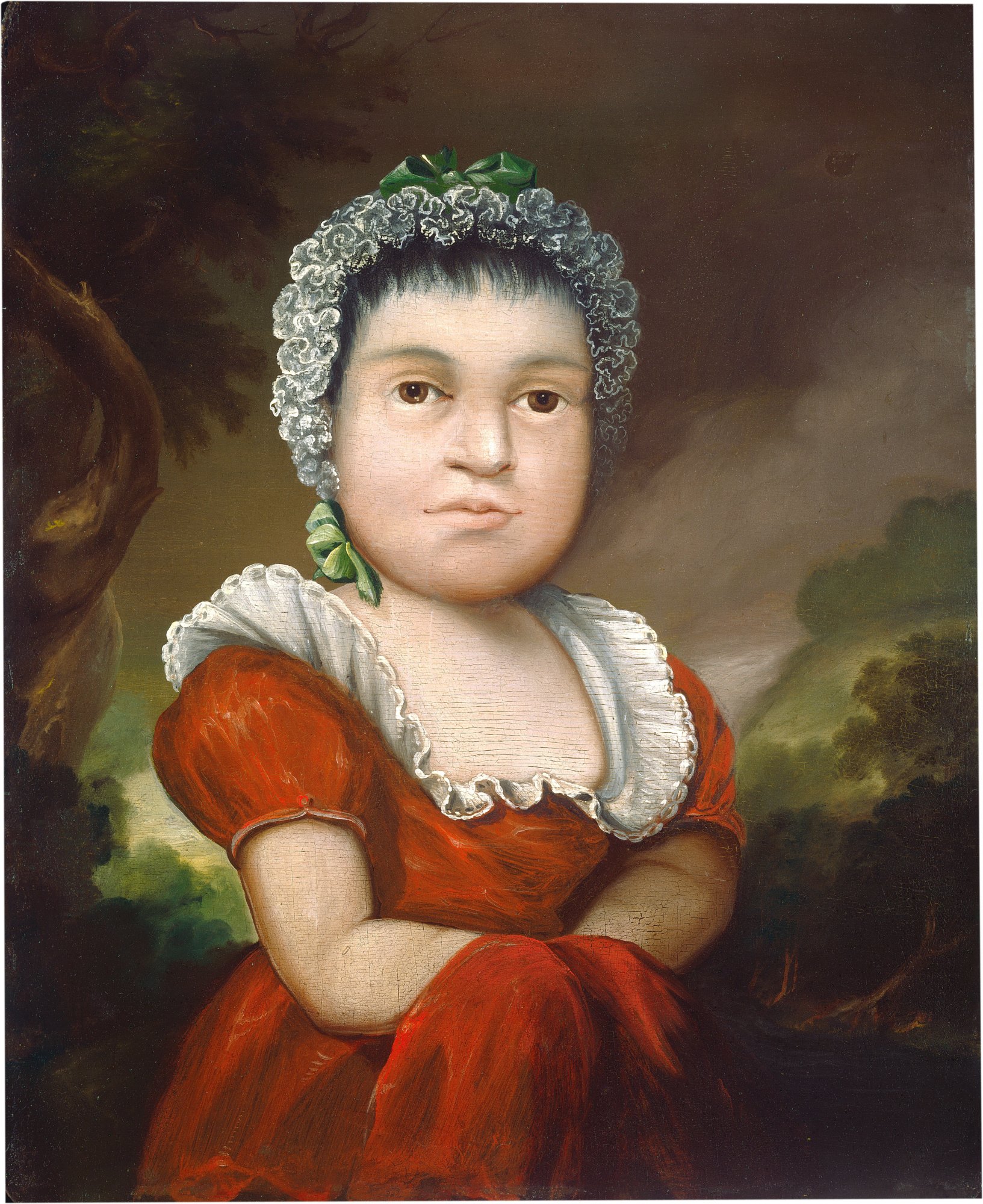 Portrait of a Child by Edward Hicks - hand-painted oil reproduction