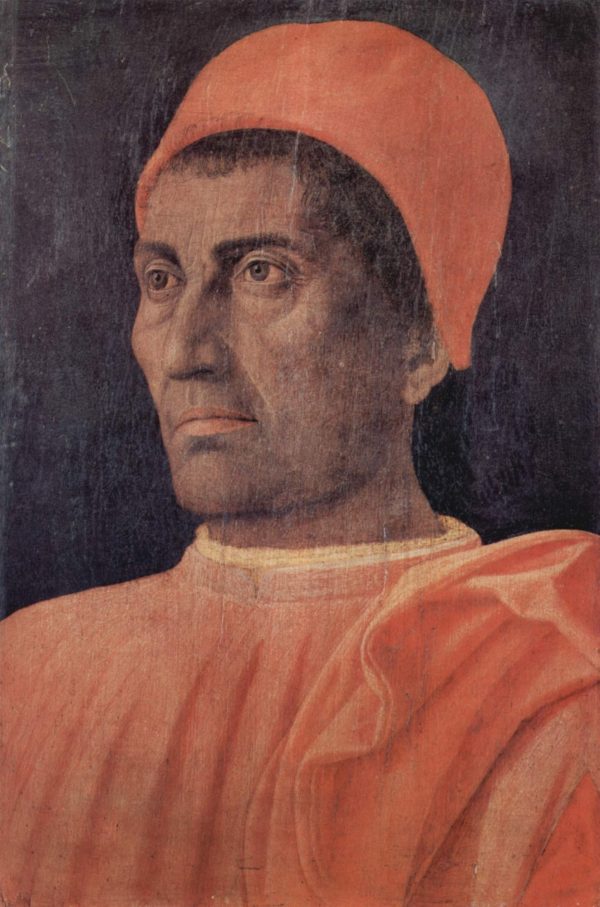 Portrait Of Carlo De Medici by Andrea Mantegna