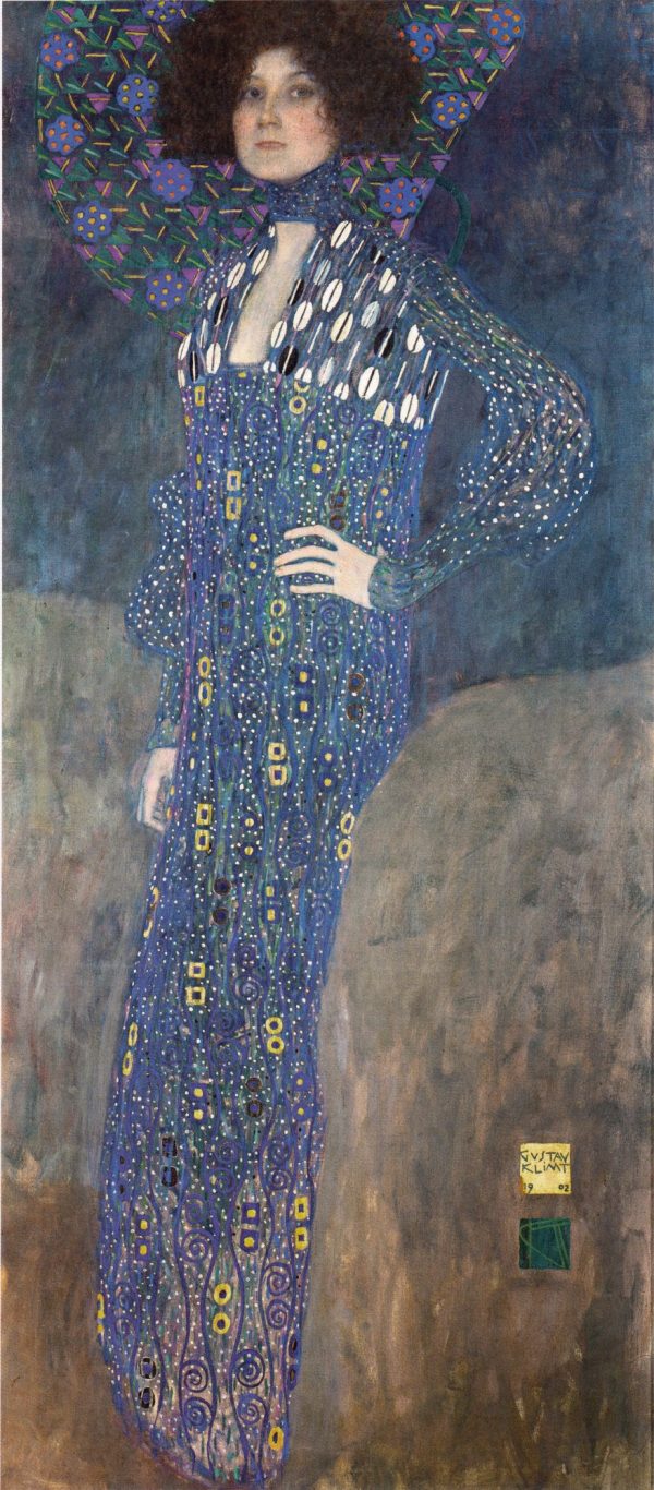 Portrait of Emilie Floge by Gustav Klimt