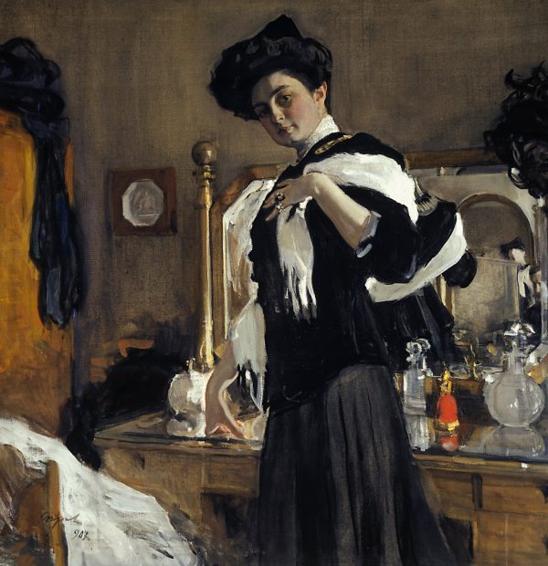 Portrait of Henrietta Girshman by Valentin Alexandrovich Serov