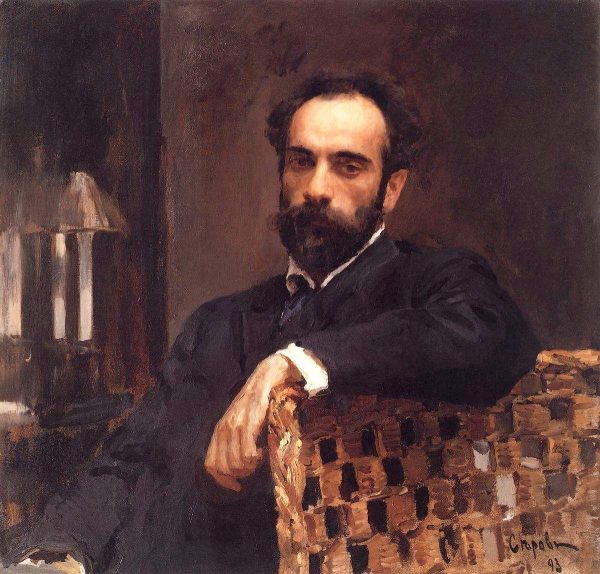 Portrait of Isaac Levitan by Valentin Alexandrovich Serov