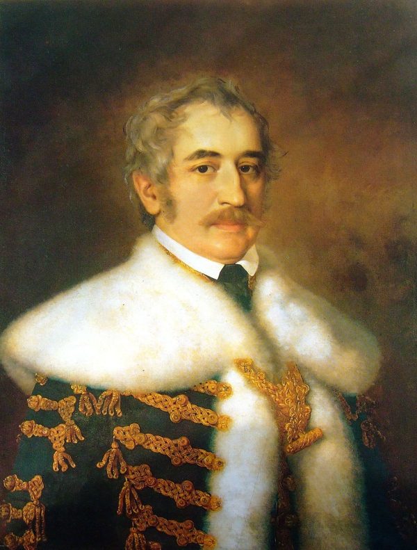 Portrait of Jozsef Teleki by Miklos Barabas