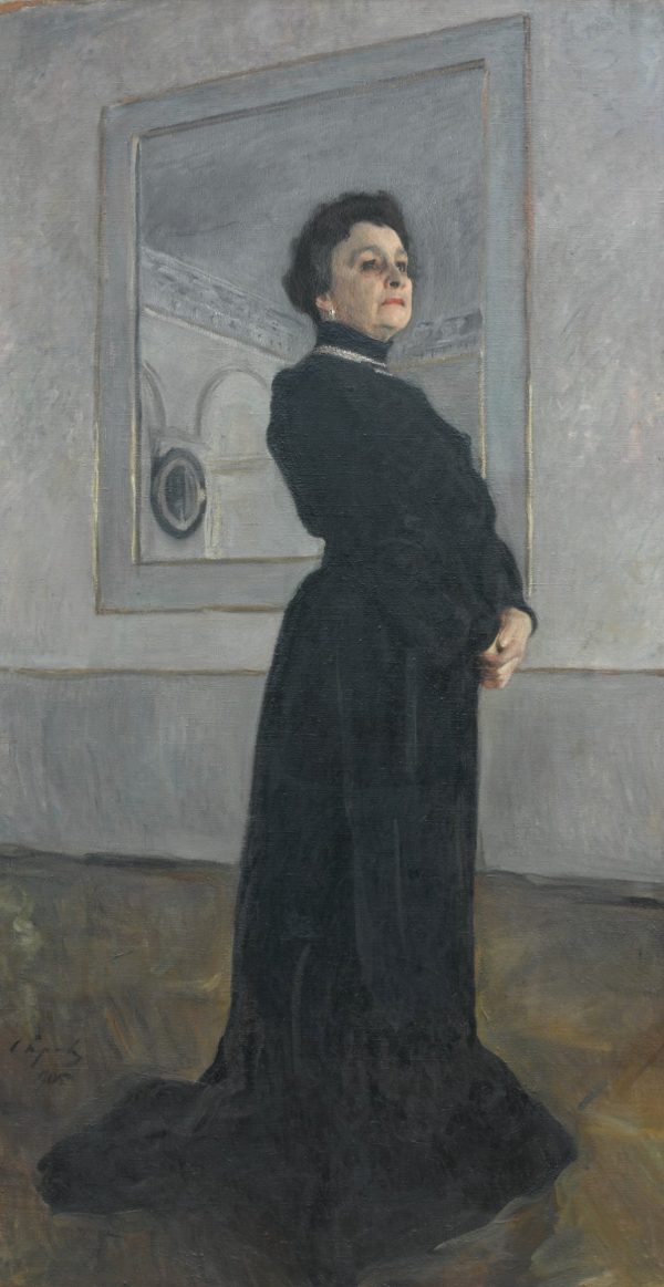 Portrait of Maria Yermolova by Valentin Alexandrovich Serov