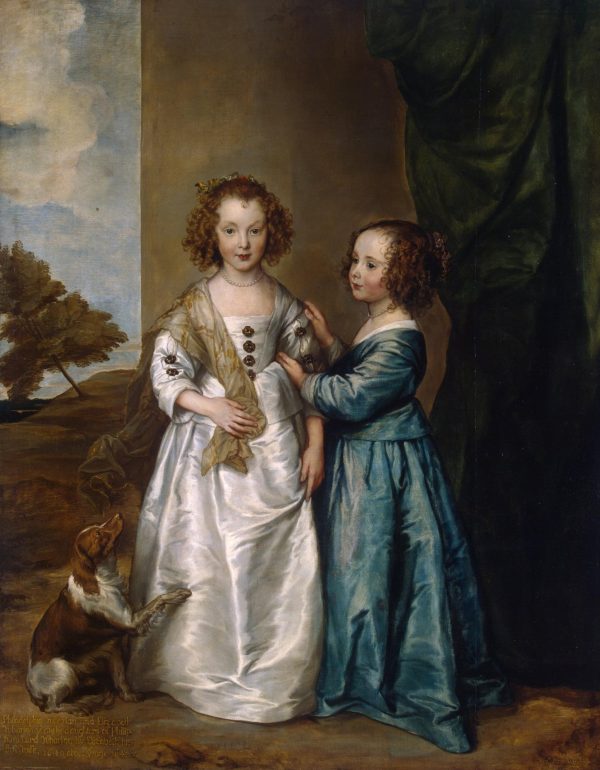 Portrait of Philadelphia and Elisabeth Cary by Anthony van Dyck