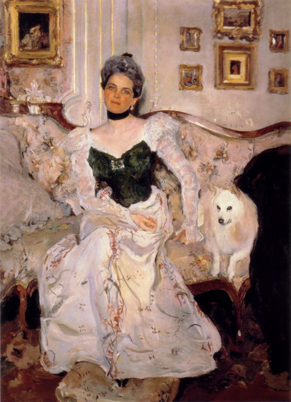 Portrait of Princess Yusupova by Valentin Alexandrovich Serov