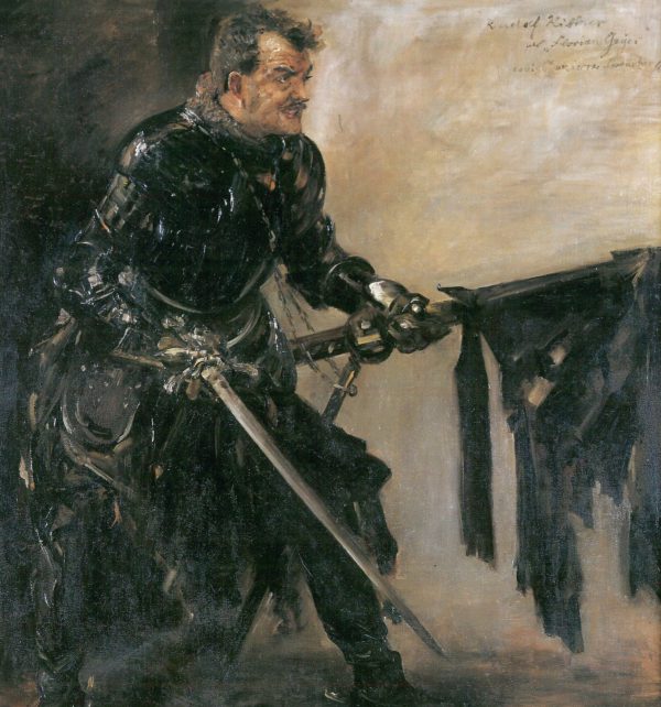 Portrait Of Rudolf Rittner by Lovis Corinth