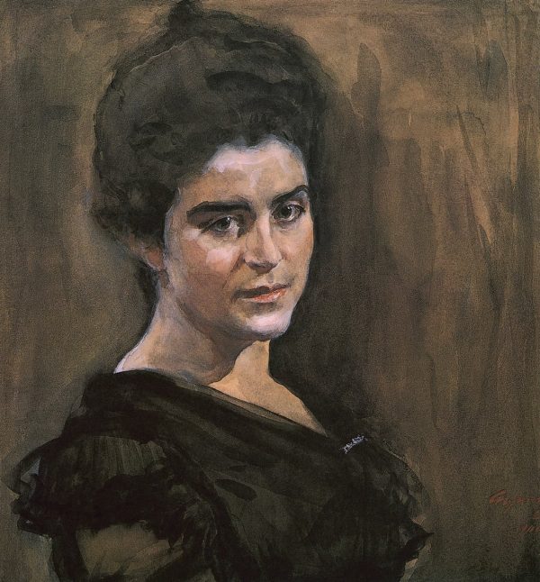 Portrait of S.M. Dragomirovoy-Lukomskaya by Valentin Alexandrovich Serov