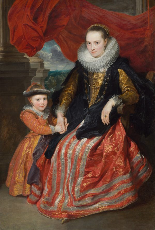 Portrait of Susanna Fourment and Her Daughter by Anthony van Dyck