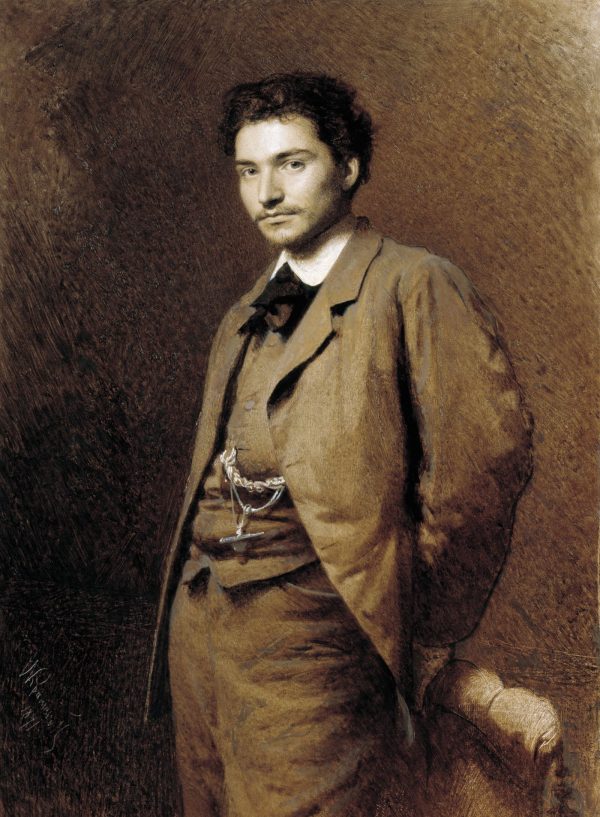 Portrait of the Artist Feodor Vasilyev by Ivan Nikolaevich Kramskoy