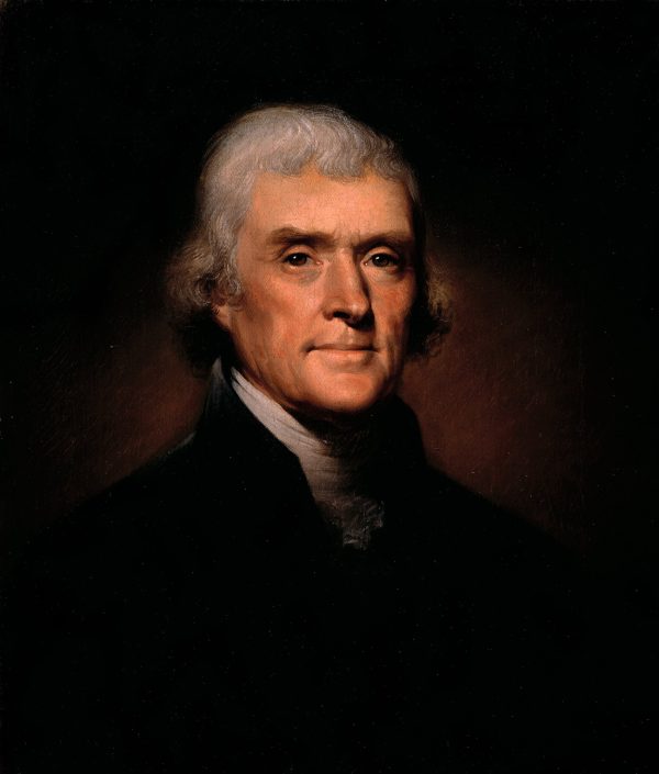 Portrait of Thomas Jefferson by Rembrandt Peale