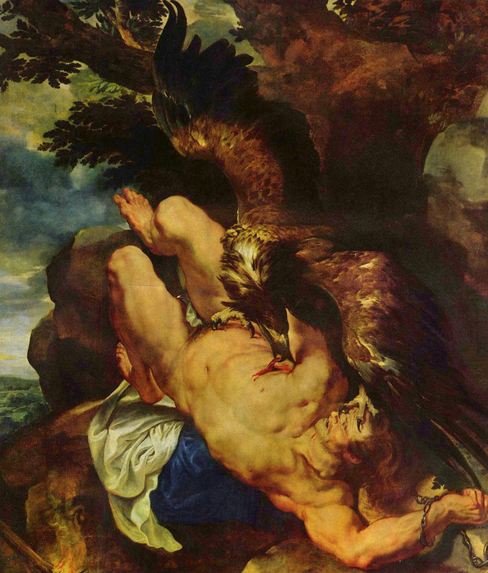 Prometheus Bound by Peter Paul Rubens - hand-painted oil reproduction