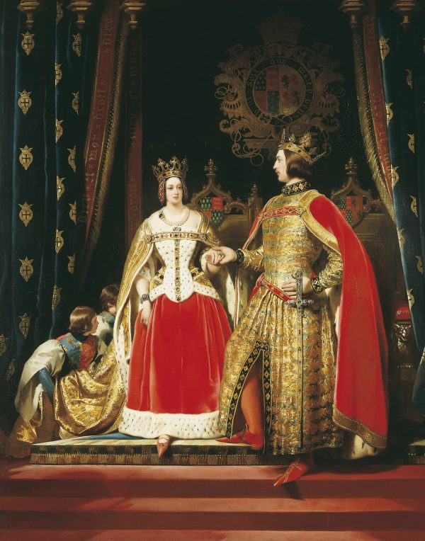 Queen Victoria And Prince Albert by Sir Edwin Landseer