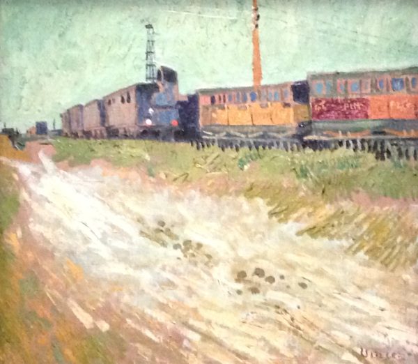 Railway Carriages by Vincent Van Gogh