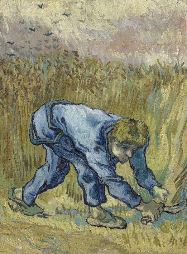 Reaper with Sickle After Millet by Vincent Van Gogh