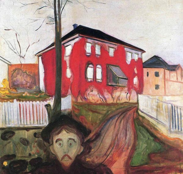 Red Virginia Creeper by Edvard Munch