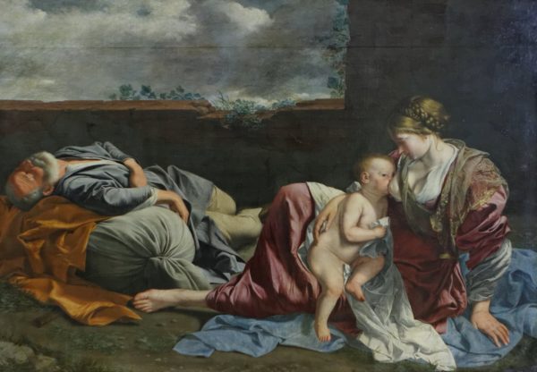 Rest on the Flight into Egypt by Orazio Gentileschi
