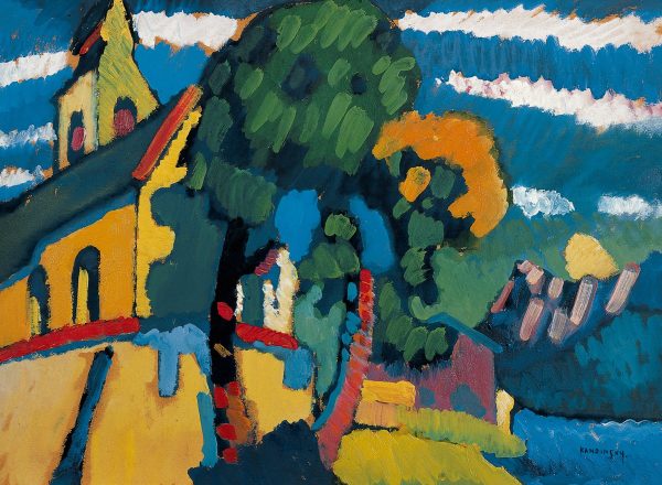 Riegsee. The Village Church by Wassily Kandinsky