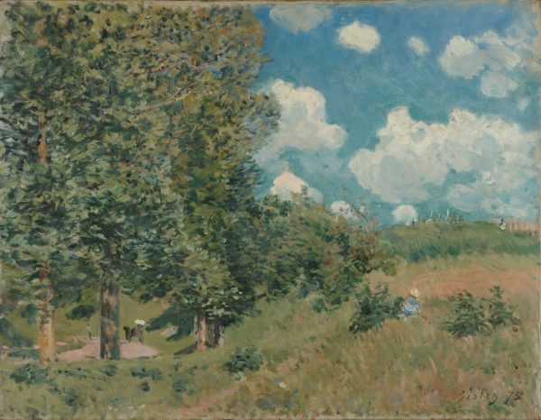 Road from Versailles to Saint-Germain by Alfred Sisley