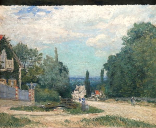 Route from Louveciennes by Alfred Sisley