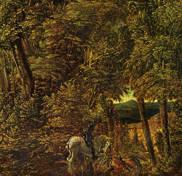 Saint George in the Forest by Albrecht Altdorfer